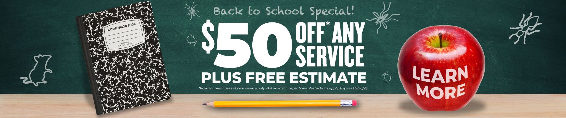 Back to school Pest Control